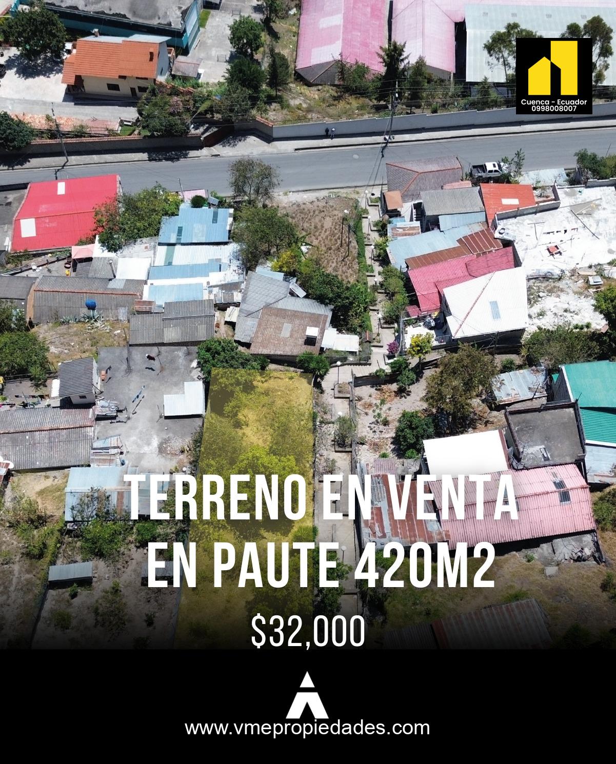 TERRENO EN VENTA PAUTE